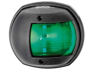 Luce di navigazione Classic corpo Nero - Verde