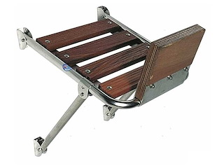 Plancetta di poppa con supporto motore - 27 x 39 cm. -