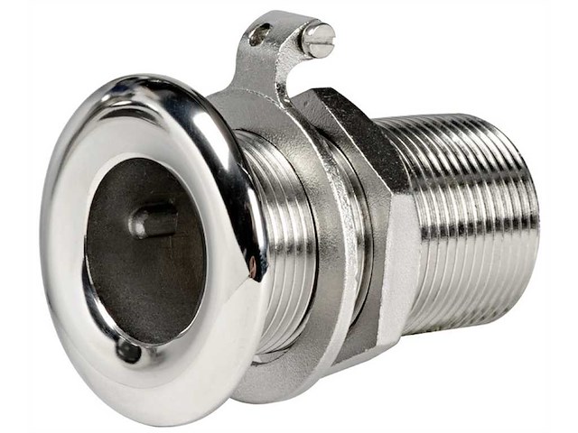 Scarico a mare in acciaio inox - Filettato 1" -