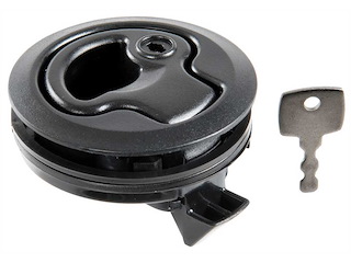 Alzapaglioli in ABS - Nero con serratura