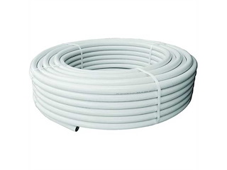 Tubo retinato bianco - int. 12 mm. - 