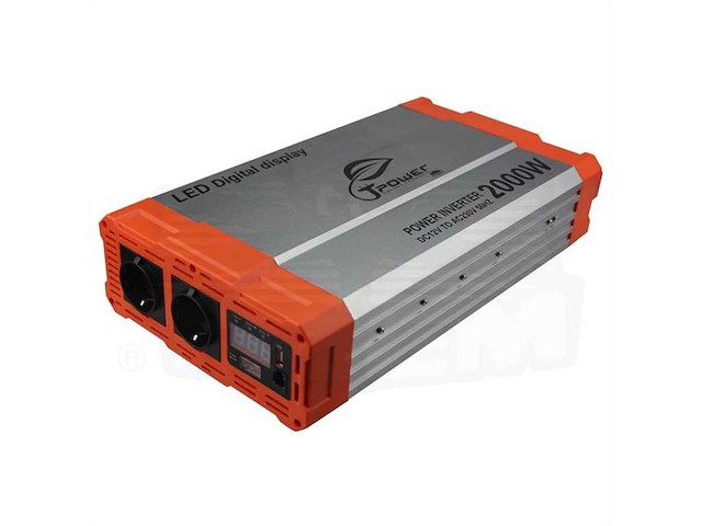 Inverter onda sinusoidale modificata - 2000 W - 12 Volt