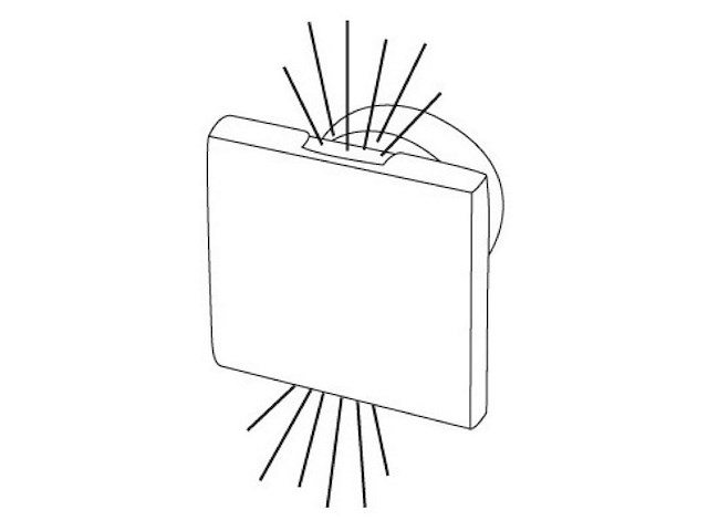 Luce di cortesia Led Bianco - Doppio fascio -