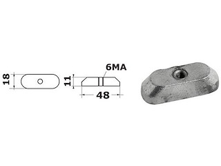 Piastrina 9,9 / 15 Hp - SUZUKI -
