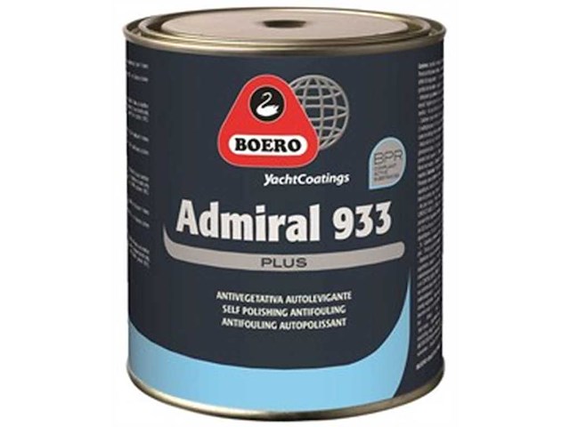 Antivegetativa autolevigante Boero Admiral 933 PLUS - Bianco 5 lt. -