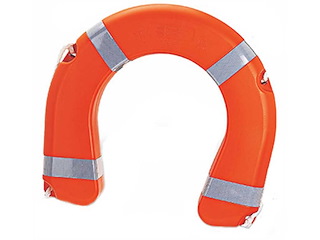 Salvagente a ferro di cavallo omologato D.M. 385/99