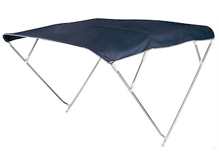 Capottina parasole Bimini 4 archi - Blu 205/215 cm. -