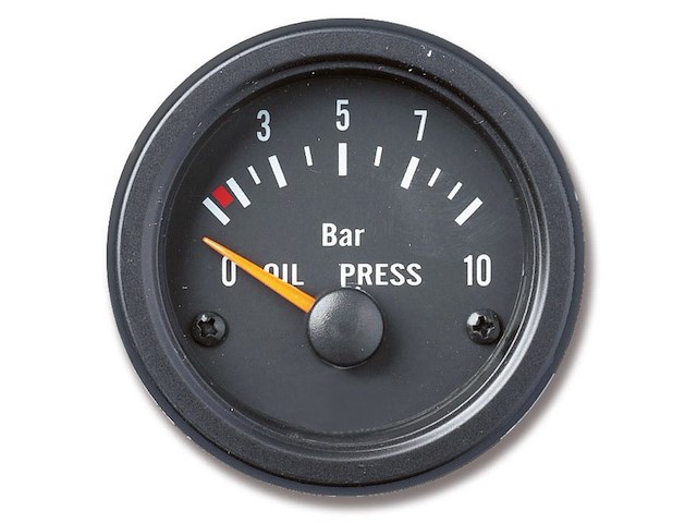 Indicatore pressione olio colore nero