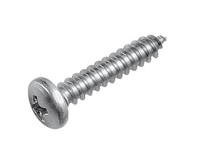 Vite autofilettante testa cilindrica - 4.2 x 25 - blister da 10 pz -