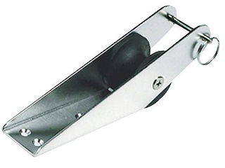 Musone di prua fisso in acciaio inox 231 mm