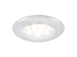 Plafoniera LED da incasso - ghiera bianca - 