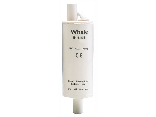 Pompa in linea per travaso Whale 24 V 1,6 A