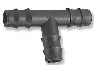 Raccordo a T in plastica - Ø 14 mm. -