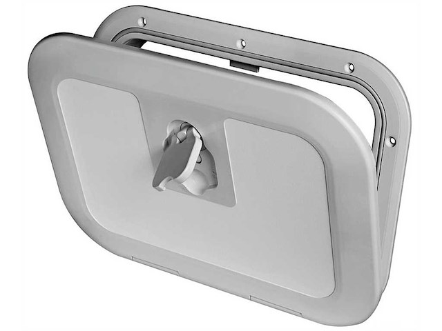 Portelli di ispezione a filo colore grigio - 380 x 280 mm