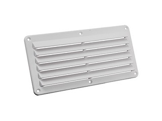 Presa d'aria colore bianco 260 x 125 mm