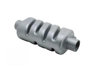 Silenziatore di scarico in Polietilene - 102 mm - 