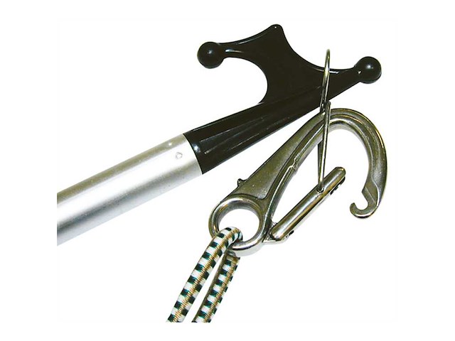 Moschettone con sgancio da gavitelli