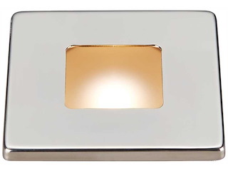 Plafoniera LED ad incasso ridotto Bos - Luce bianca + rossa notturna con interruttore