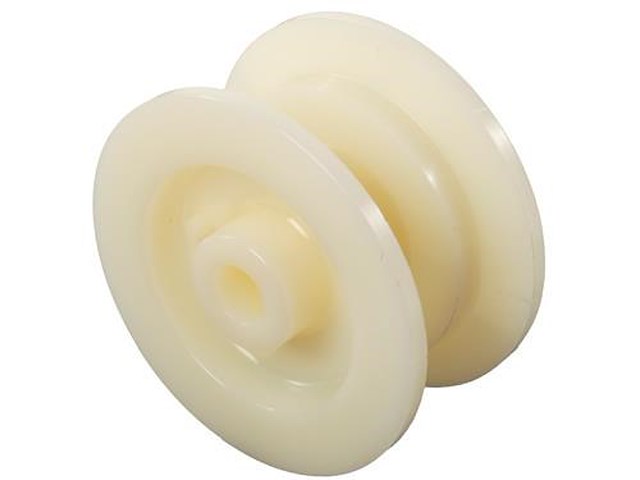 Puleggia in nylon per musone - 61 x 49 x 13 mm. -