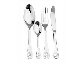 Set posate per barca in acciaio inox per 6 persone