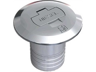 Tappo Diesel in ottone Ø 50 mm - Dritto