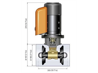 Elica di prua Quick BTQ 185 DP - 105 kg 24 V