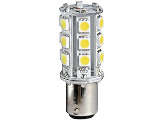 Lampadina a 23 led - attacco BAY15D  - Pin disassati -
