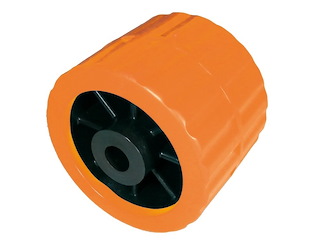 Rullo laterale per carrelli - 100 x 75 mm. / Foro da 15 mm - Arancione