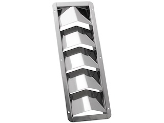 Presa d'aria in acciaio inox - 325 x 112 mm