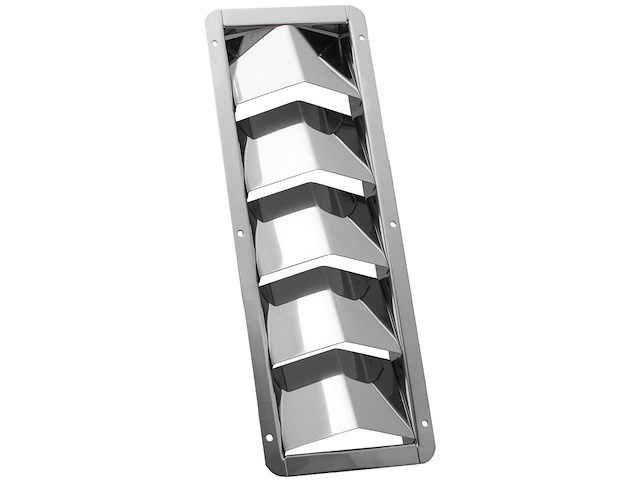 Presa d'aria in acciaio inox - 325 x 112 mm