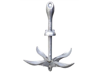 Ancora ad ombrello in acciaio zincato 4 kg