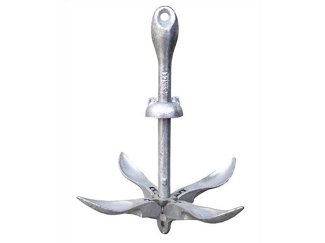 Ancora ad ombrello in acciaio zincato 4 kg