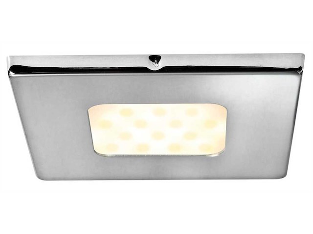 Plafoniera LED ad incasso ridotto Aruba - Quadrata con interruttore