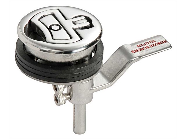 Alzapagliolo inox Ø 60 mm. - Con serratura - 