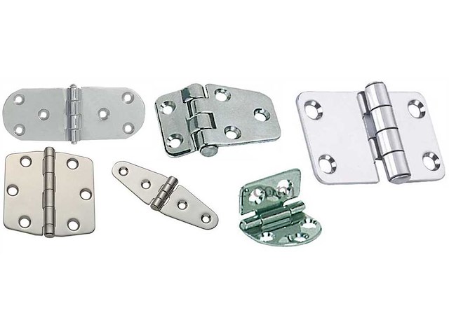 Cerniera 137 x 39 x 2 mm. Nodo mezzo incasso