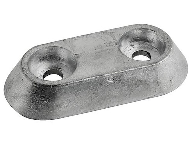 Piastra zinco tipo Vetus 100 mm.