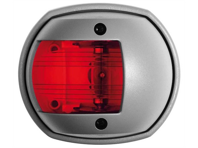 Luce di navigazione Sphera Rossa corpo Grigio - Led