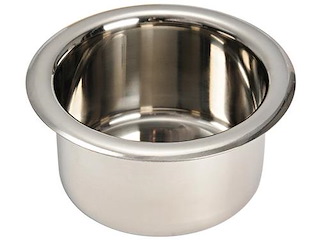 Portabicchiere in acciaio inox