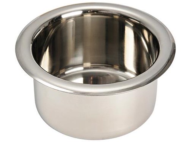 Portabicchiere in acciaio inox