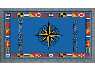 Tappetino antisdrucciolo Format - Rosa dei venti - 50 x 80 cm. -