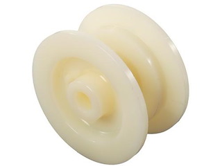 Puleggia in nylon per musone - 86 x 49 x 13 mm. -