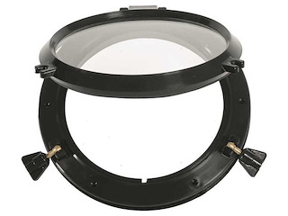 Oblò circolare apribile - Nero 220 Ø mm