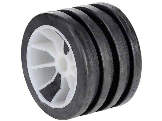 Rullo laterale per carrelli - 105 x 75 mm. / Foro da 15 mm. -