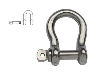 Grillo in acciaio inox modello Lyra 12 x 48 mm