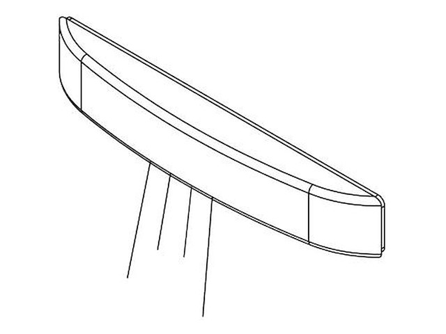 Luce di cortesia a Led - Luce Blu verso il basso -