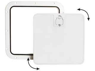 Portello d'ispezione con frontale estraibile 375 x 375