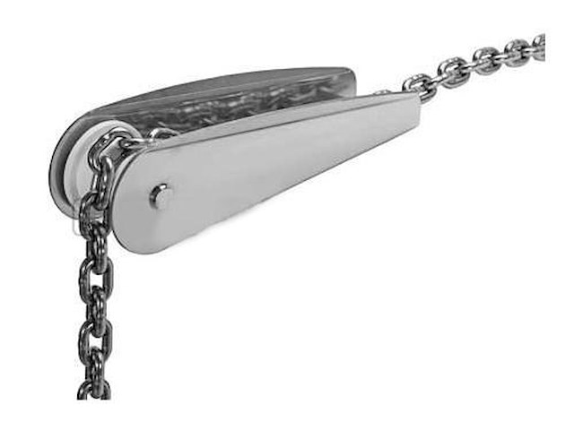 Musone di prua fisso in acciaio inox 200 mm