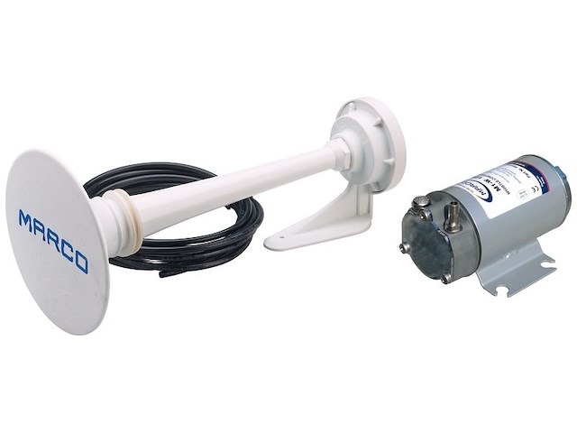 Tromba Marco per barche 12/20 mt - Bianca - 24 V