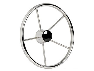 Volante in acciaio inox 320 mm