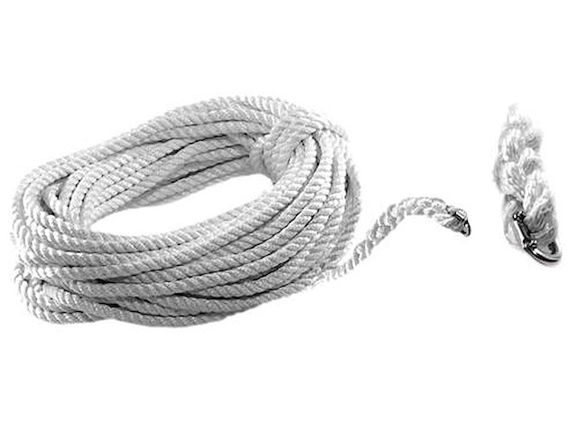 Cima impiombata con falsa maglia - cima 12 mm. / Falsa maglia 6 mm. -